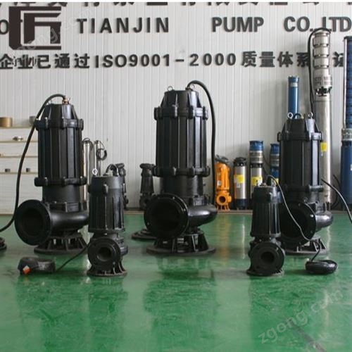 智匠牌大口径大流量雨水泵站潜污泵