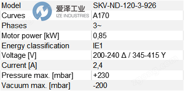 SKV-TEC風(fēng)機(jī)SKV-ND-120-3-926